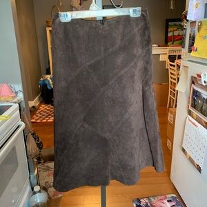 3/4 length Skirt, 100% suede leather!
